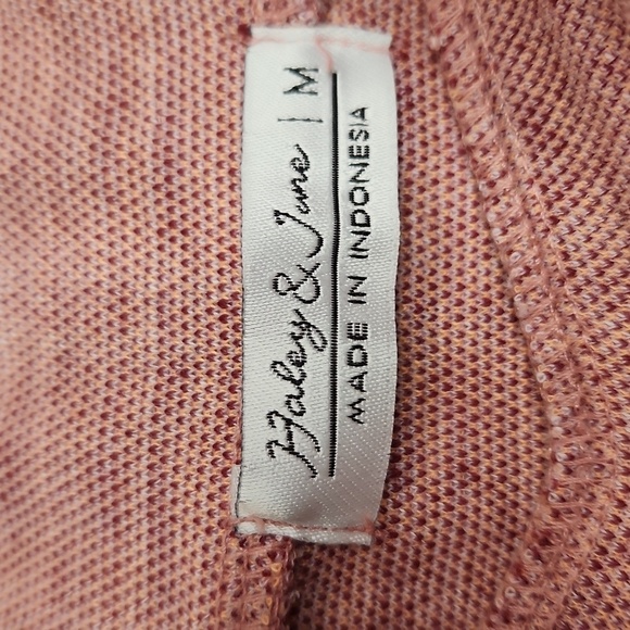 Haley‎ And June Plaid Pink Cardigan Sweater - Picture 3 of 6